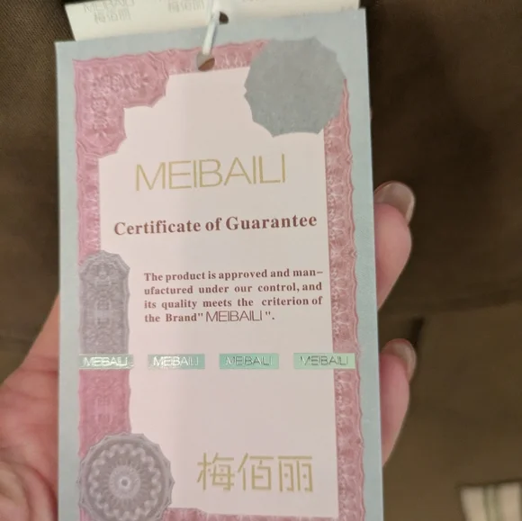 NWT Meibali Trench Coat, Size L - Picture 4 of 9